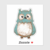 Cute funny little owl for kids