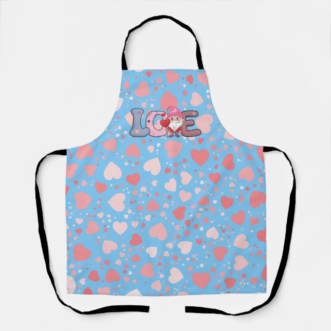 Cute funny love valentine's for her gift  apron (Front)