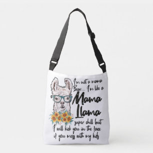 Cute/Funny Mama Llama Crossbody Bag