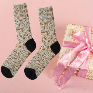 Cute Funny Matzah Passover Socks 