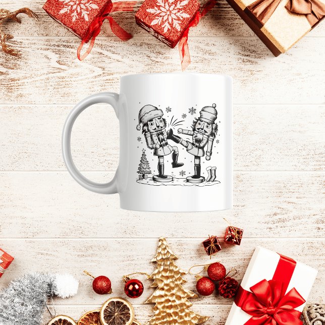 Cute funny nutcrackers Christmas Coffee Mug (Creator Uploaded)