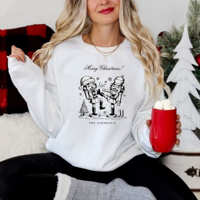 Cute funny nutcrackers Christmas personalised  Sweatshirt (Creator Uploaded)