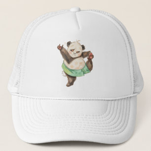 Cute Funny Panda Ballerina Cap