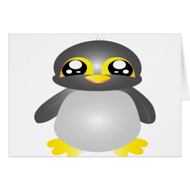 cute funny penguin animal (Front Horizontal)