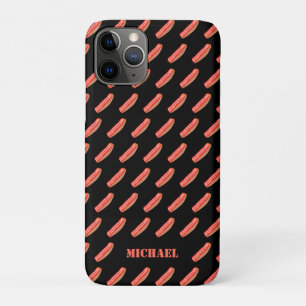 Cute Funny Personalized Bacon  iPhone 11 Pro Case