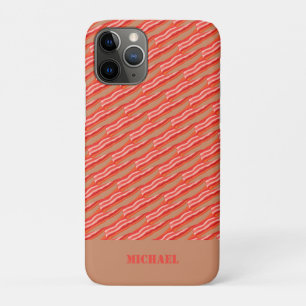 Cute Funny Personalized Bacon  iPhone 11 Pro Case