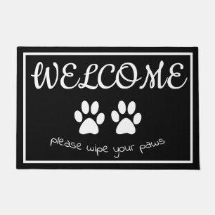 Cute & Funny Pet Paw Prints Doormat
