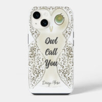 Cute Funny Photography Owl Call You Monogram