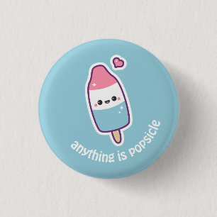 Cute Funny Popsicle 3 Cm Round Badge