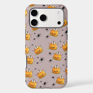 Cute Funny Pumpkin Spiders Halloween Phone Case