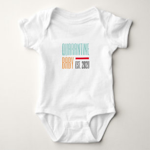 Cute & Funny Quarantine Baby 2020 Baby Bodysuit
