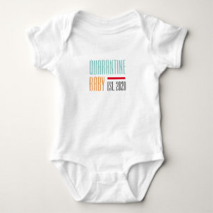 Cute & Funny Quarantine Baby 2020 Bodysuit