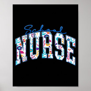 Cute Funny School Nurse Nursing Student Poster
