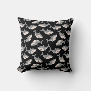 Cute Funny Shark Pattern Cushion Pillow