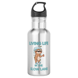 cute funny sloth 532 ml water bottle