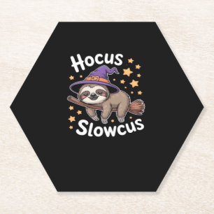 Cute Funny Sloth Halloween Essential T-Shirt Paper Coaster
