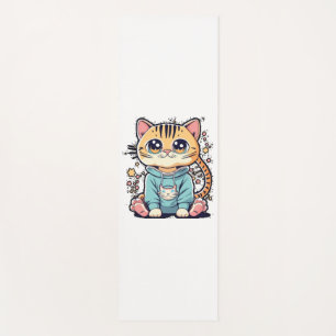 Cute funny small kitten Chiffon Top Yoga Mat