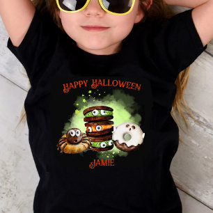 Cute Funny Spooky Treats Halloween Girls' T-Shirt