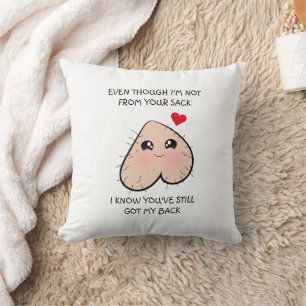 Cute Funny Step Dad Father's Day Cushion
