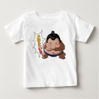 Cute Funny Sumo Wrestler Dosukoi