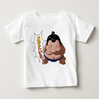 Cute Funny Sumo Wrestler Dosukoi Baby T-Shirt