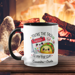 Cute & Funny "Taco to My Tuesday" Customised Mug