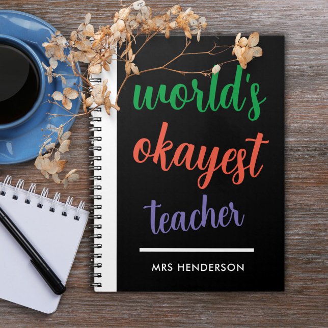 Cute funny teacher appreciation notebook (Creator Uploaded)