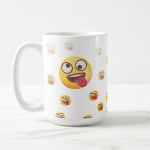 Cute Funny Toung Sticking out EMojoi Coffee Mug