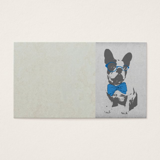 Cute funny trendy vintage animal French bulldog (Front)