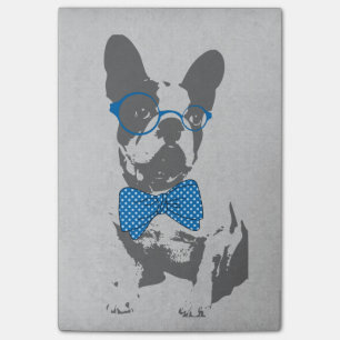 Cute funny trendy vintage animal French bulldog Post-it Notes