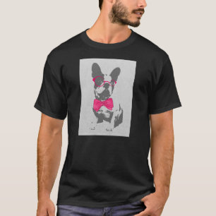 Cute funny trendy vintage animal French bulldog T-Shirt