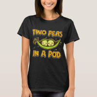 Cute & Funny Two Peas In a Pod Adorable Food Pun
