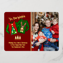 Cute Funny Ugly Sweater Themed Photo