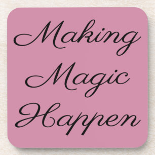 Cute Funny Vacation Magic Coaster