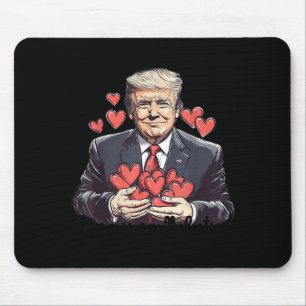 Cute funny valentine trump is valentine funny trum mouse pad