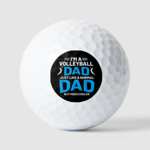 Cute Funny Volleyball Gift For Dads and Men Golf Balls