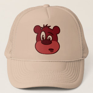 Cute Funny Winking Bear Trucker Hat