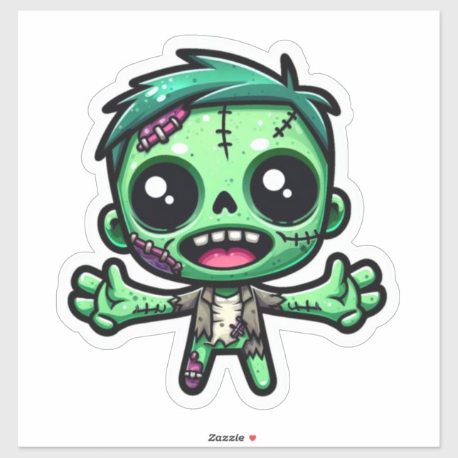 Cute, funny zombie (Sheet)
