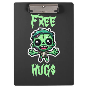Cute, funny zombie clipboard