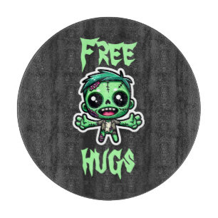 Cute, funny zombie cutting board