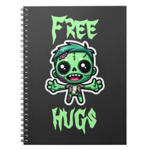 Cute, funny zombie notebook