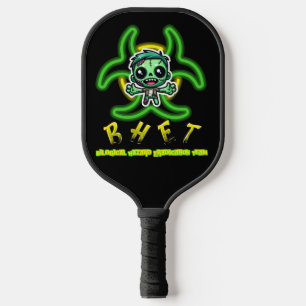 Cute, funny zombie pickleball paddle