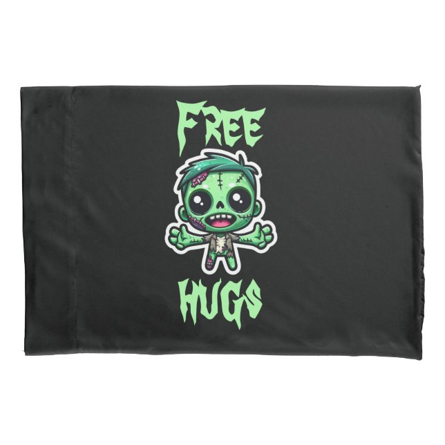 Cute, funny zombie pillowcase (Front)