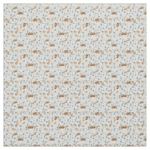 Cute fur seals fabric