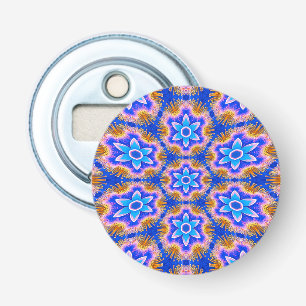 Cute Furry Flowers Pattern Bottle Opener