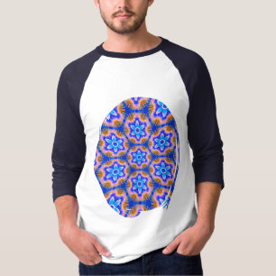 Cute Furry Flowers Pattern T-Shirt