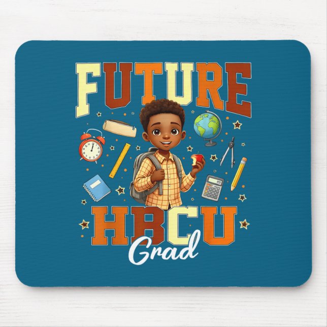 Cute Future Hbcu Grad History Black Mouse Pad (Front)