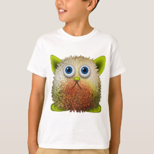 Cute Fuzzy Cartoon Character Art for All T-Shirt