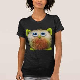 Cute Fuzzy Cartoon Character Art for All T-Shirt