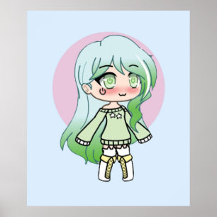 Cute Gacha Series Girl  Riley Poster